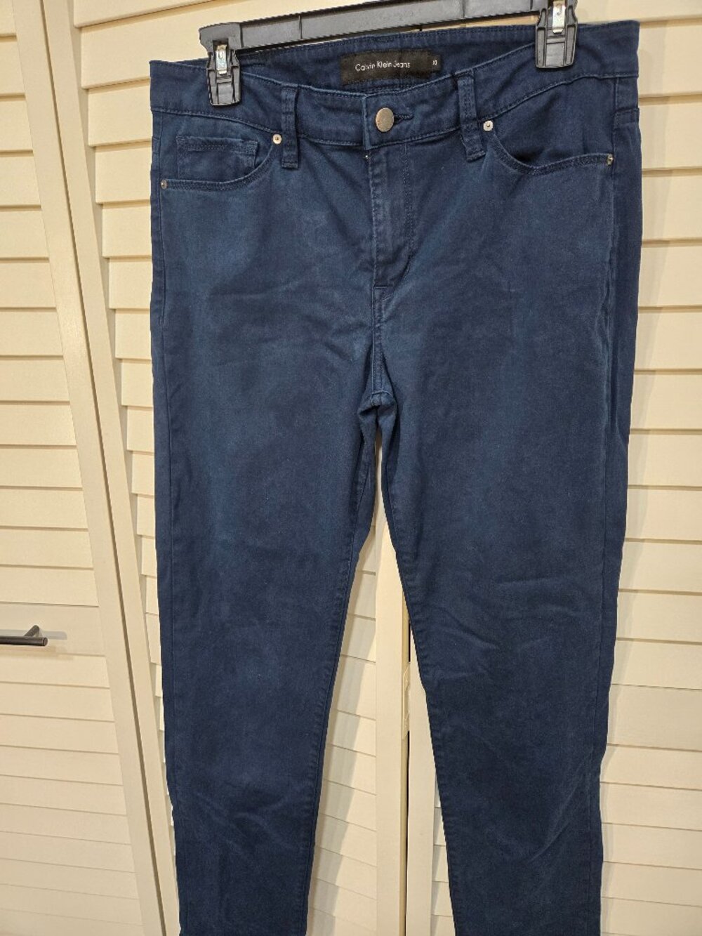 Pants, Blue soft Calvin Klein Stretch, Size 10, Like New